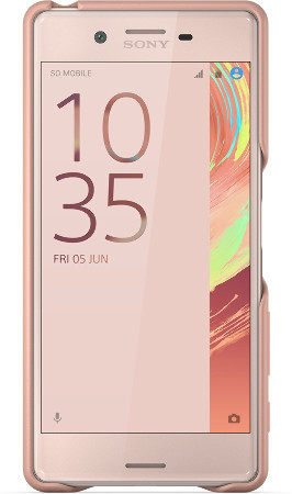 Smart Style Cover SBC22 für Xperia X rosegold