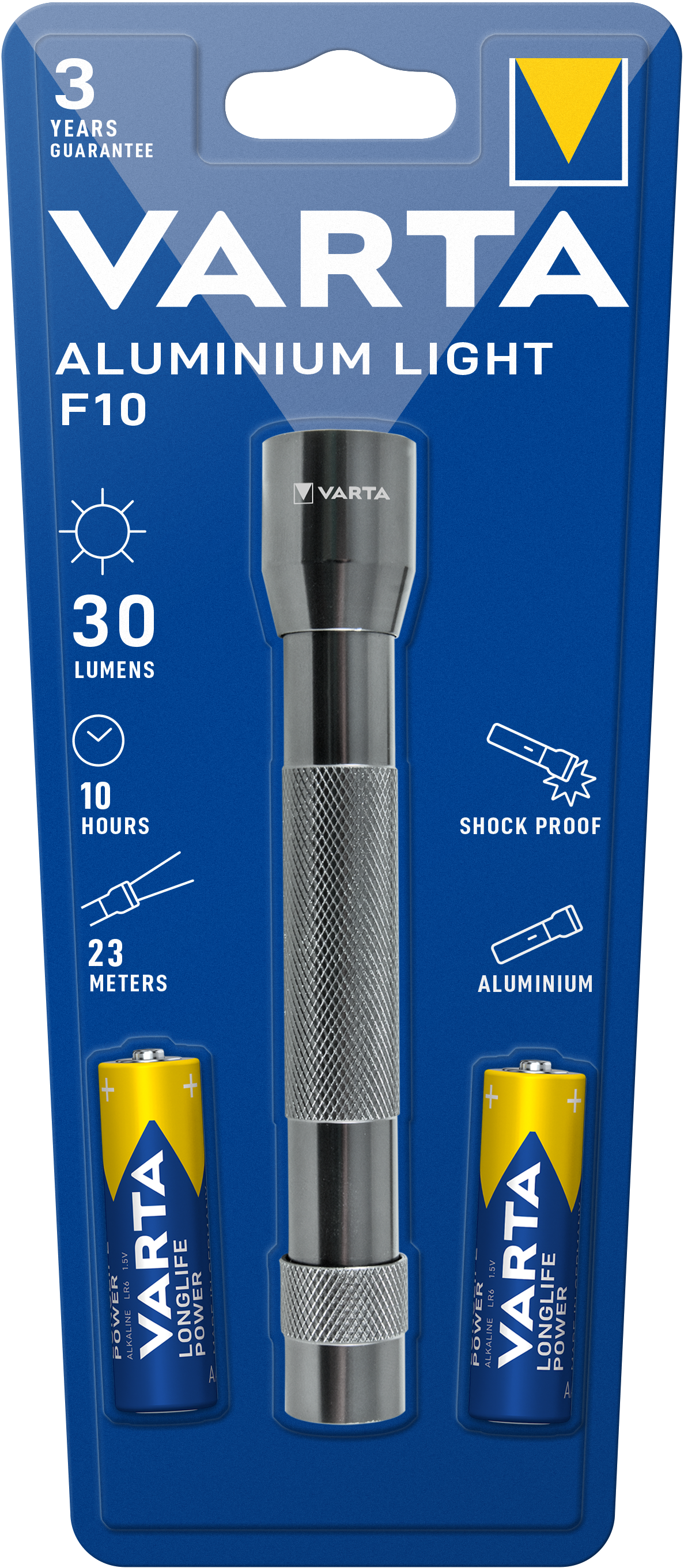 Multi LED Alu Light 2AA Taschenlampe