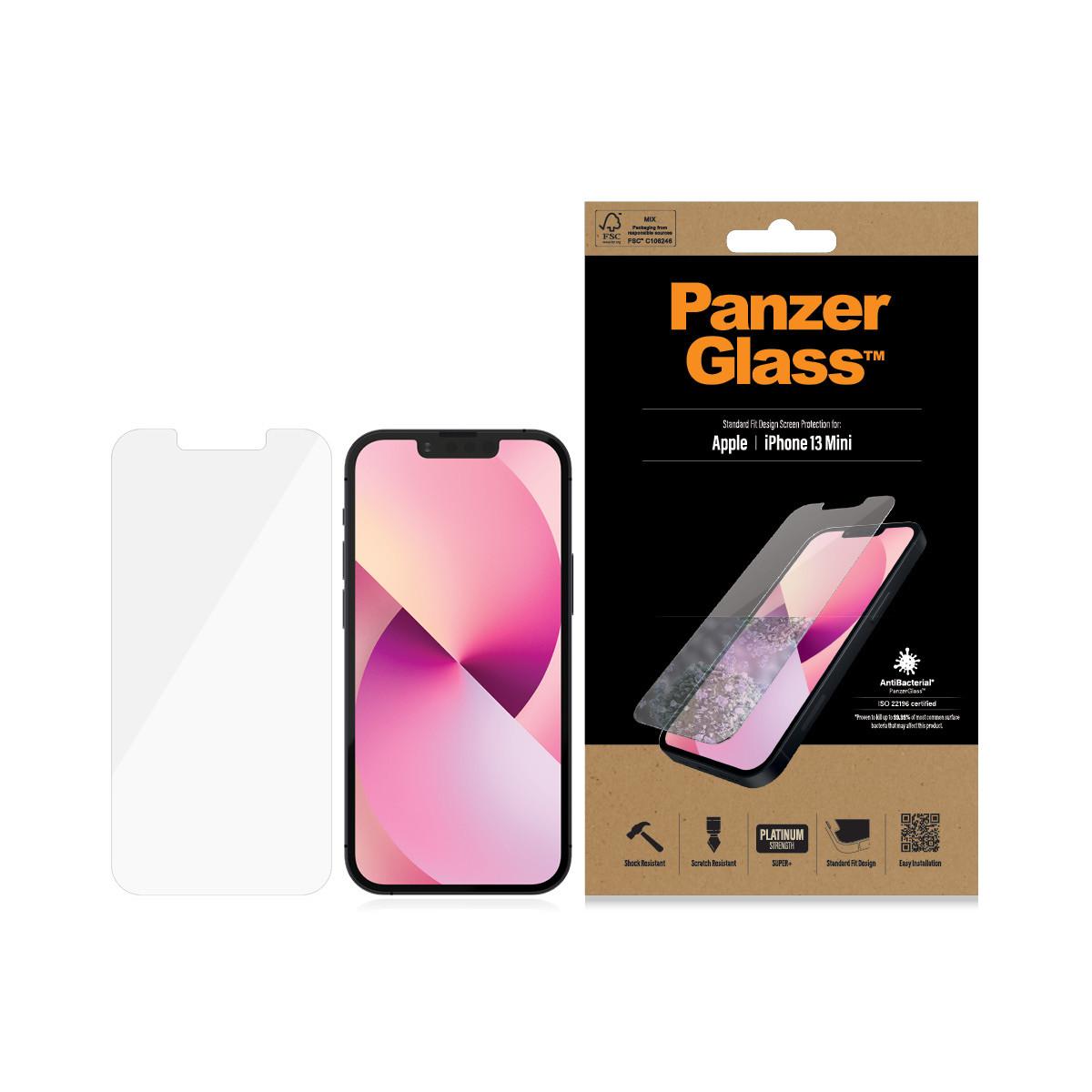 Schutzglas für Apple iPhone 13 Mini, Standard Fit