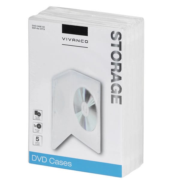 DVD Case, 5er Pack (31713)