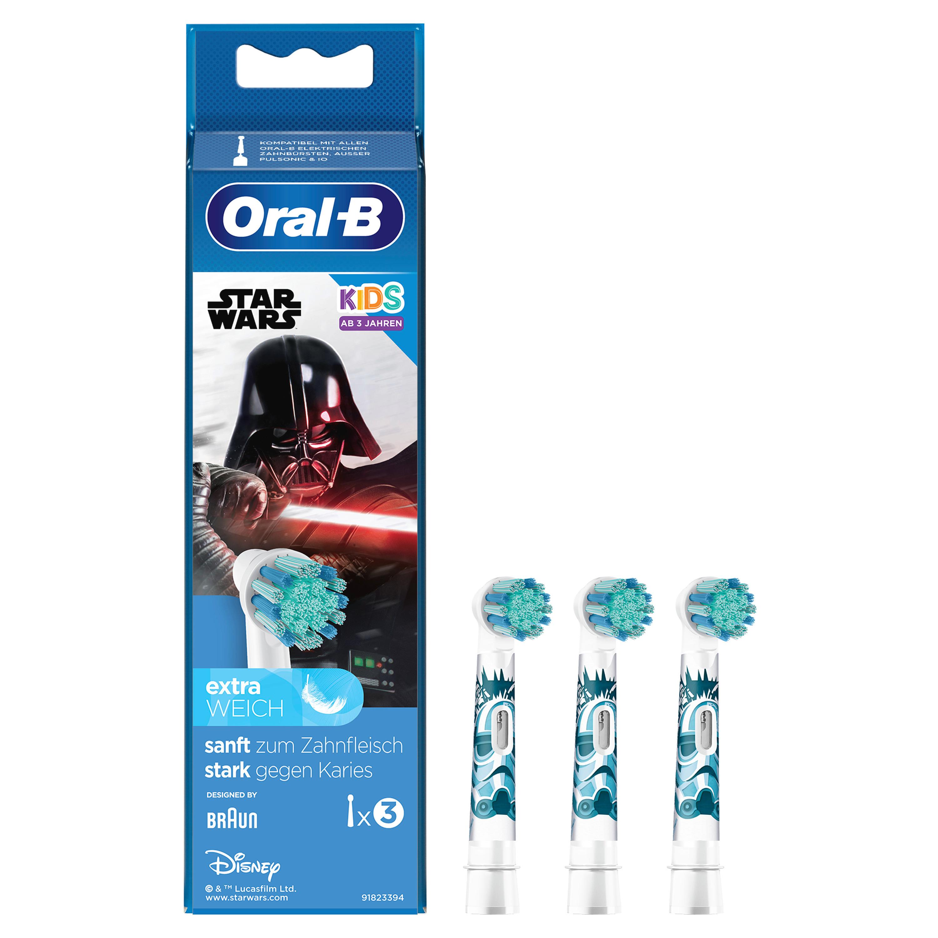 Aufsteckbürsten Kids Star Wars, 3 Stück