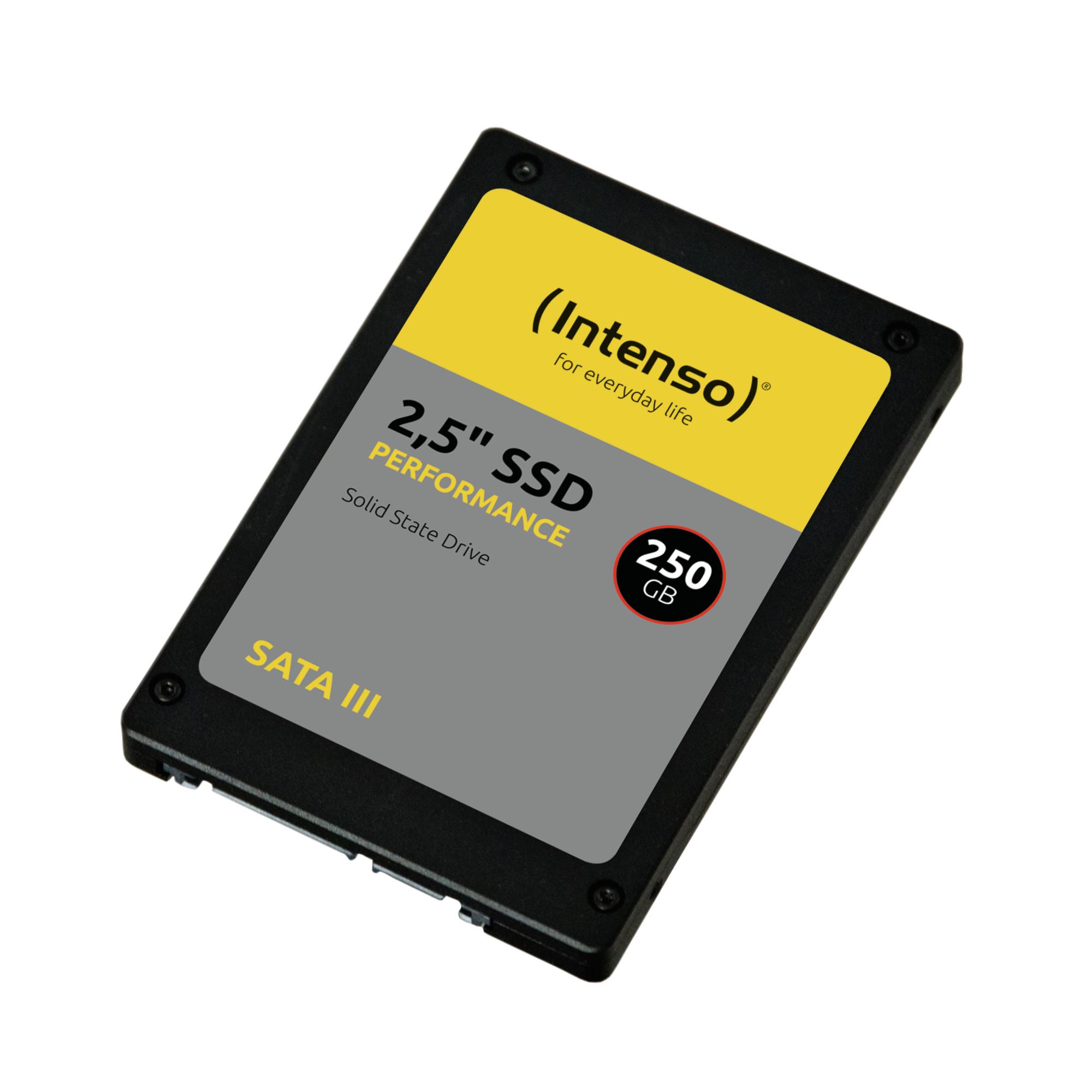 2,5" SSD SATA III 250GB Performance 550 MB/Sek Interne SSD-Festplatte