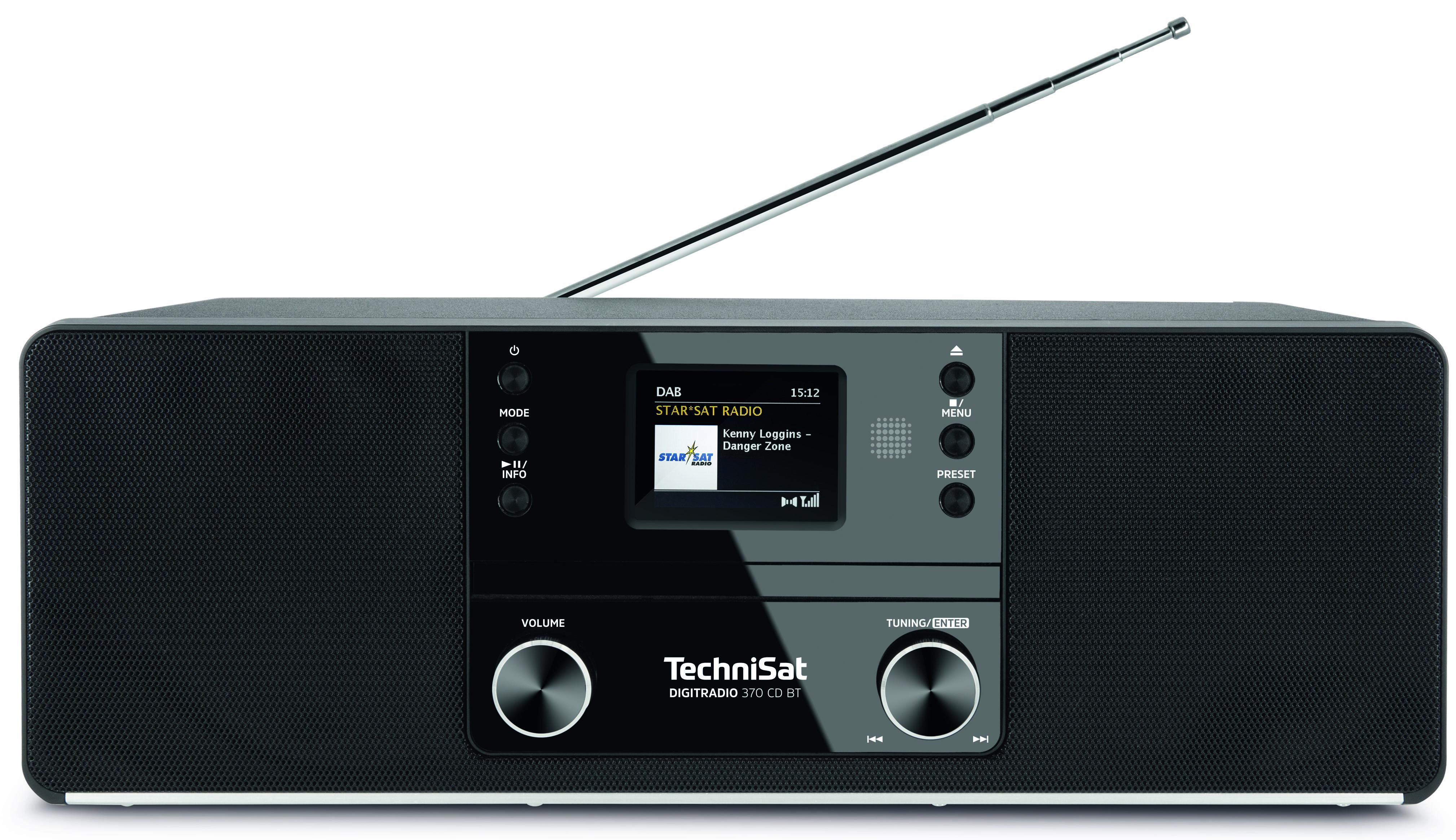 DIGITRADIO 370 CD BT schwarz DAB+ Radio mit CD Player