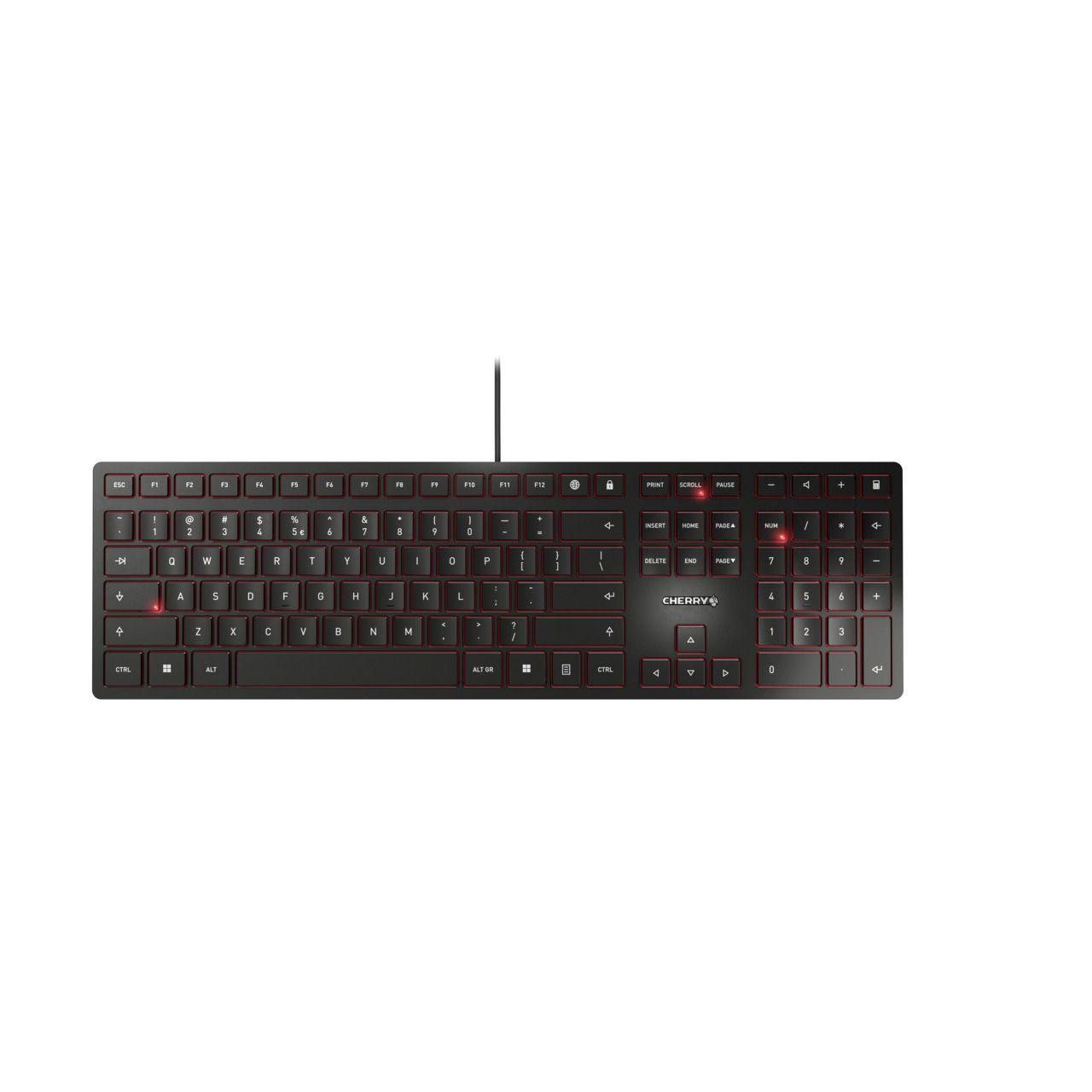 KC 6000 SLIM Corded EU schwarz Tastatur