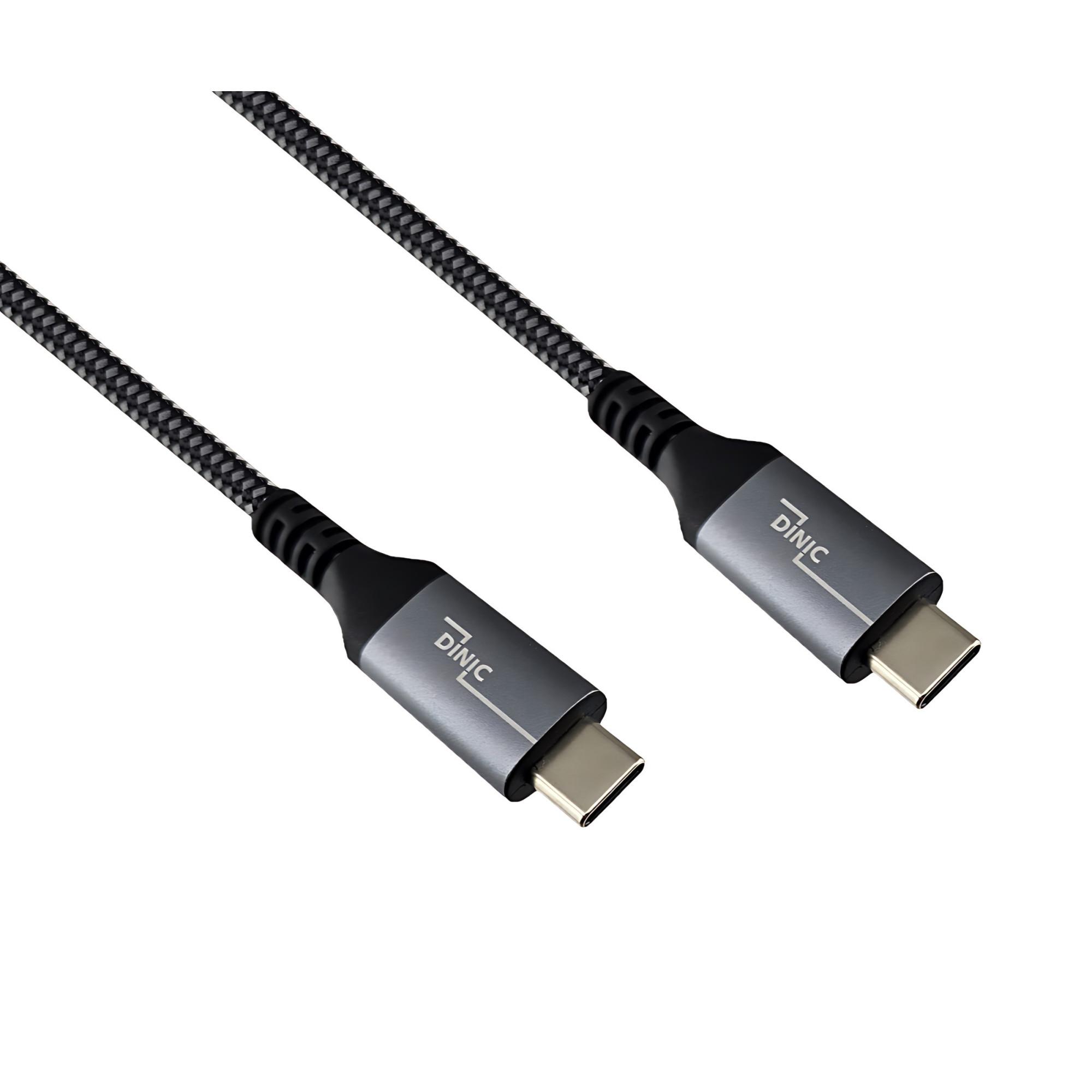 USB C 4.0 Daten u. Ladekabel, Typ C auf C, PD 240W, schwarz, 1,5m