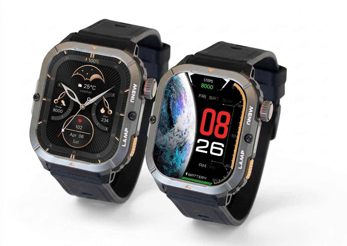 Watch Legion 3, Schwarz Smartwatch