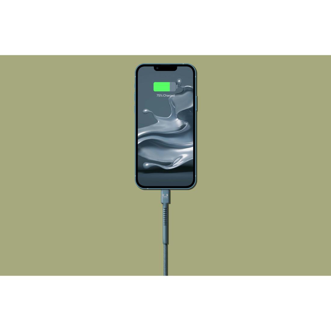 USB - Lightning-Kabel "Fabriq", 2,0 m, Dive Blue (00215011)