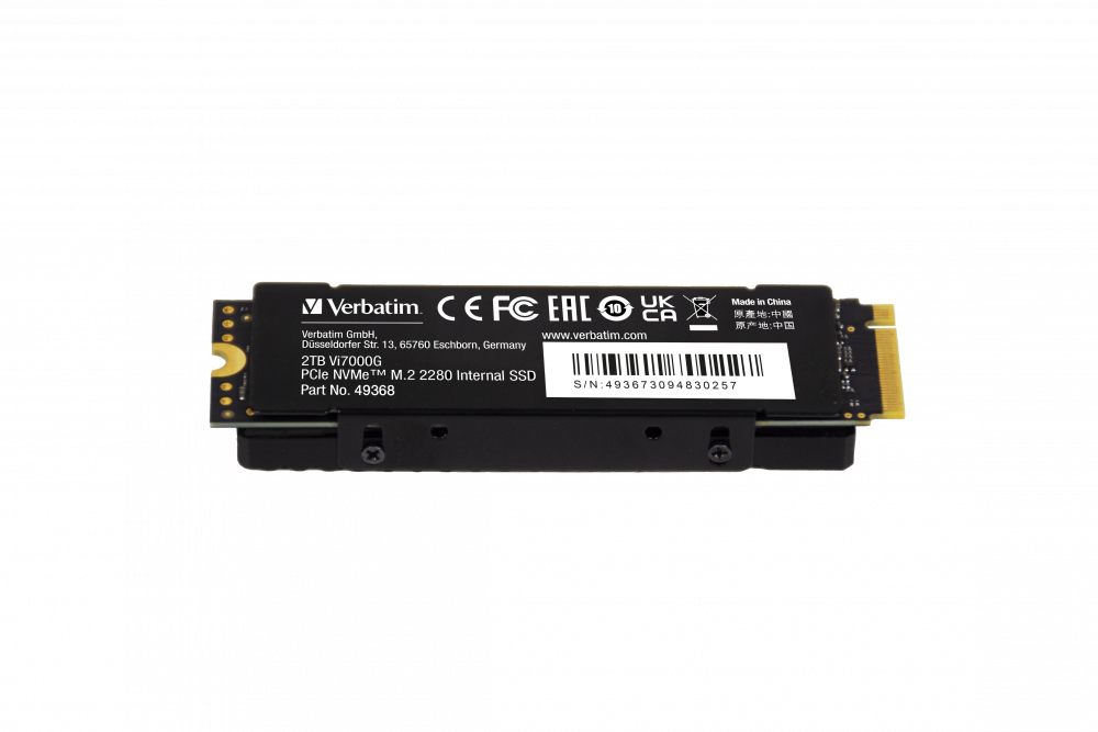Vi7000 PCIe NVMe M.2 SSD 2TB, interne Gaming-Festplatte (49368)