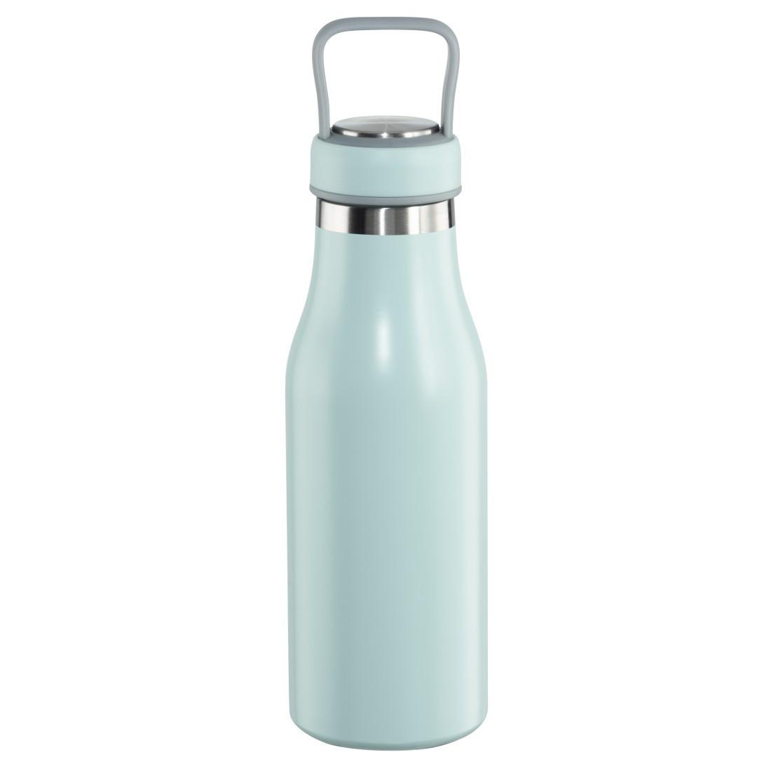 Trinkflasche, 500 ml, Drehverschluss, auslaufsicher, kohlensäurefest, Blau (00181587)