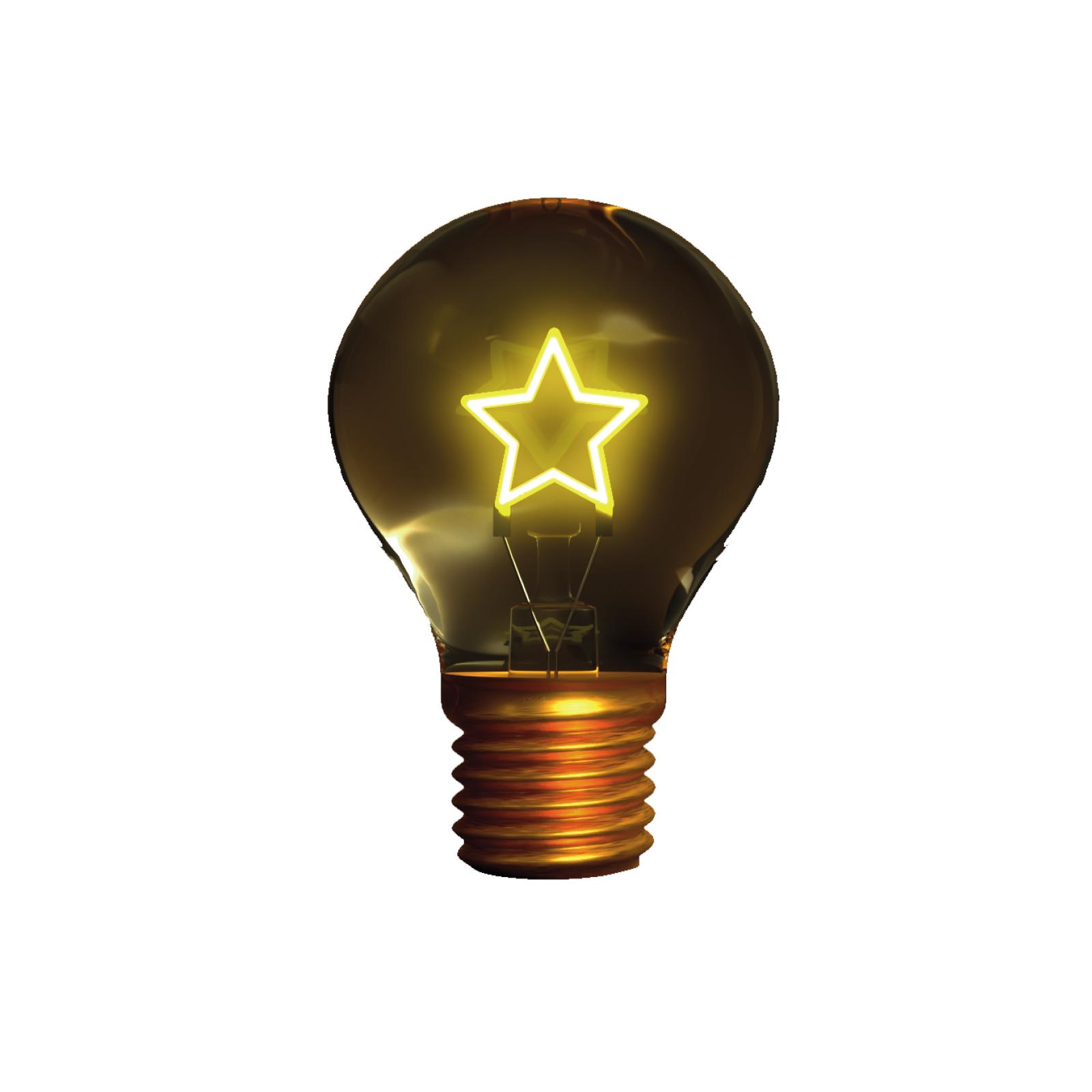 Wiederaufladbare dekorative Tischlampe „Star""
