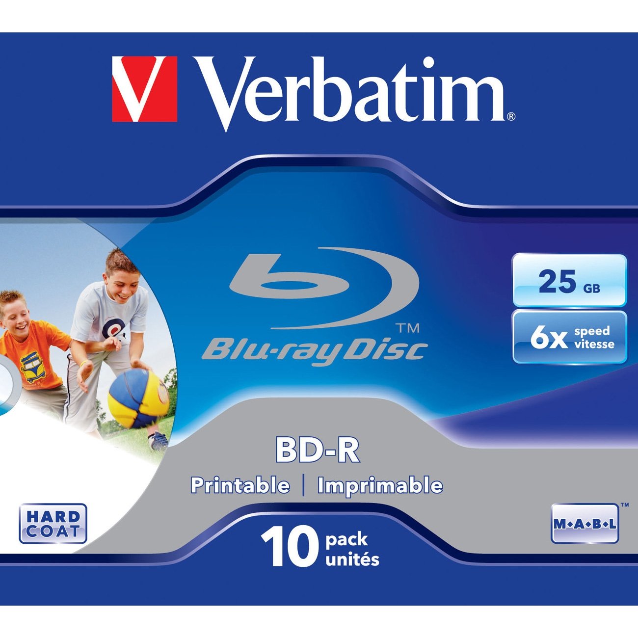 BD-R SL 25GB, 6x, 10er-Pack Jewel Case Blu-Ray-Rohlinge