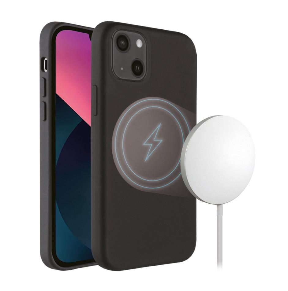 Mag Hype Cover, Magnetic Wireless Charging Support für iPhone 13 schwarz (62943)
