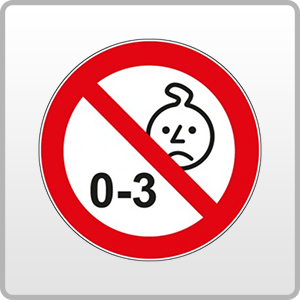 Nicht für Kinder unter 3 Jahren geeignet