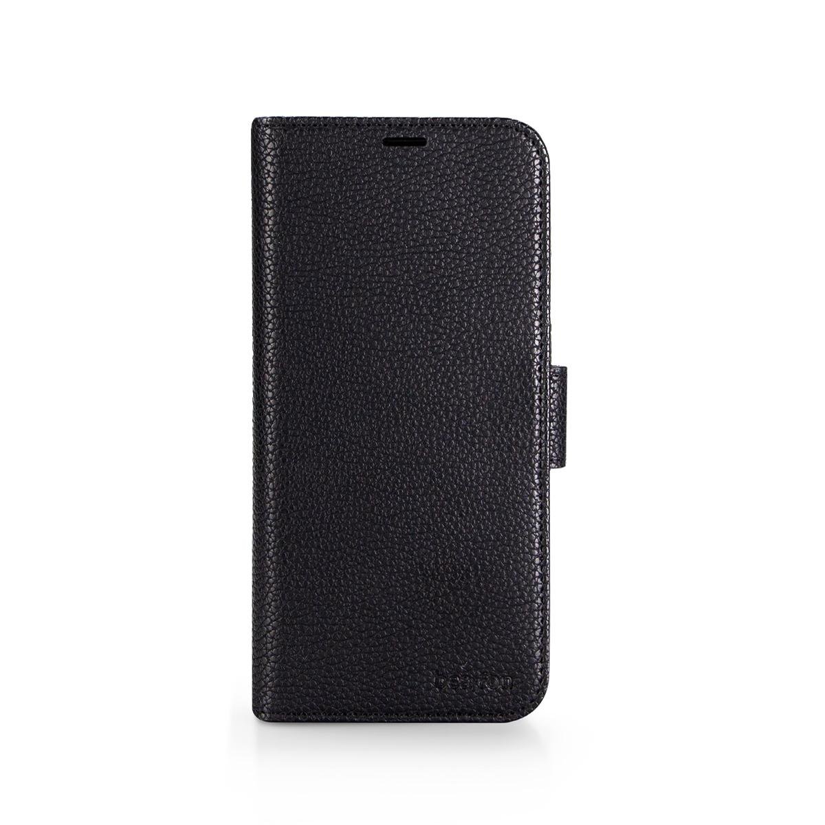 Book Cover für M7 + M7 Lite schwarz Handyhülle