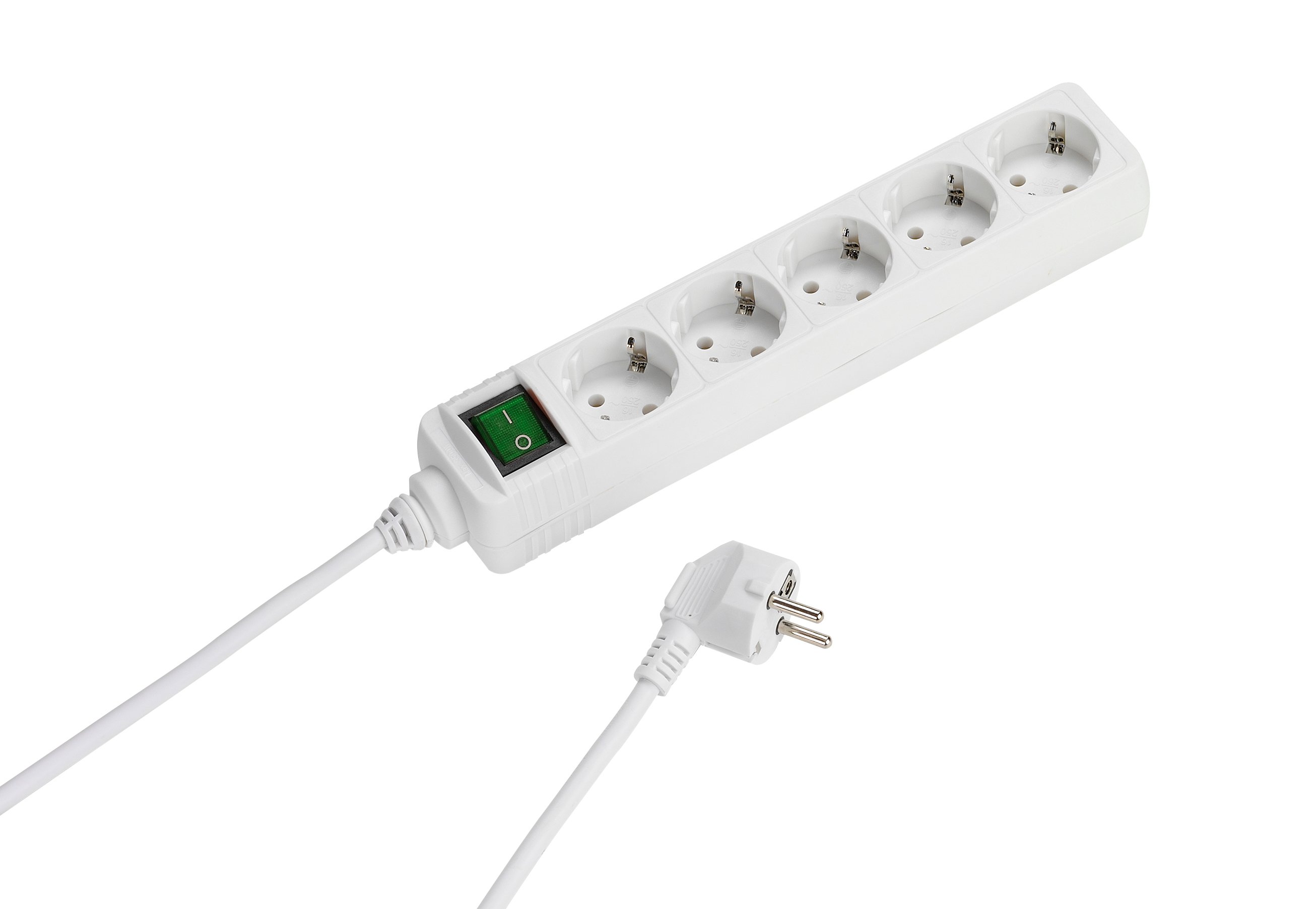 5-fach Steckdosenleiste mit Schalter (27016)