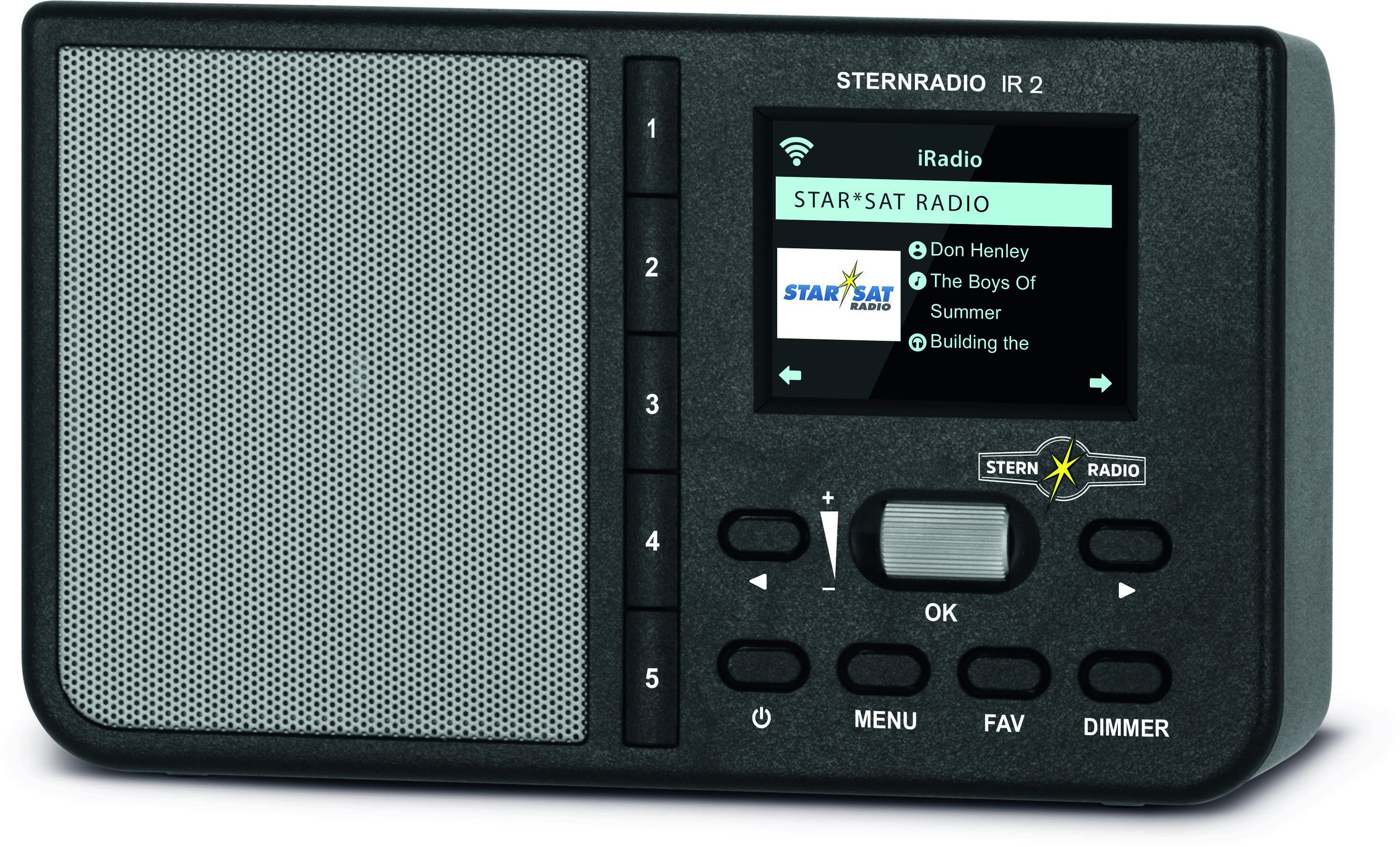 STERNRADIO IR 2 schwarz Internetradio