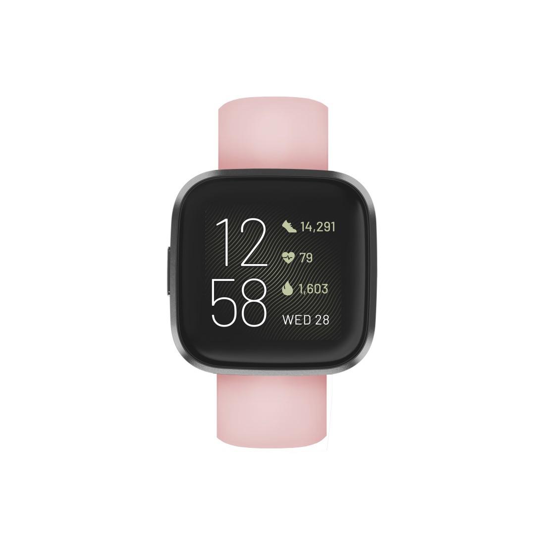Armband für Fitbit Versa 2/Versa (Lite), Silikonarmband zum Tauschen, Rosé (00086233)