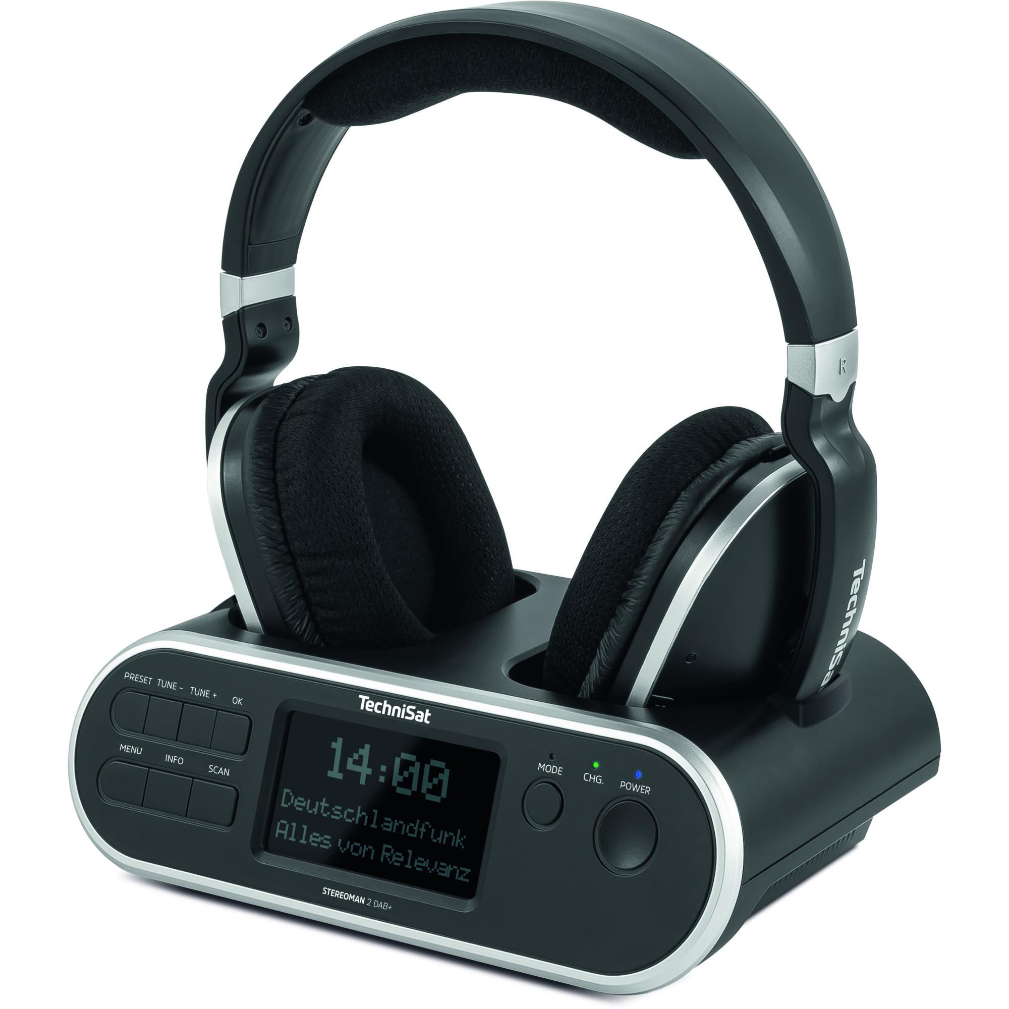 STEREOMAN 2 DAB+ schwarz Over-Ear Kopfhörer