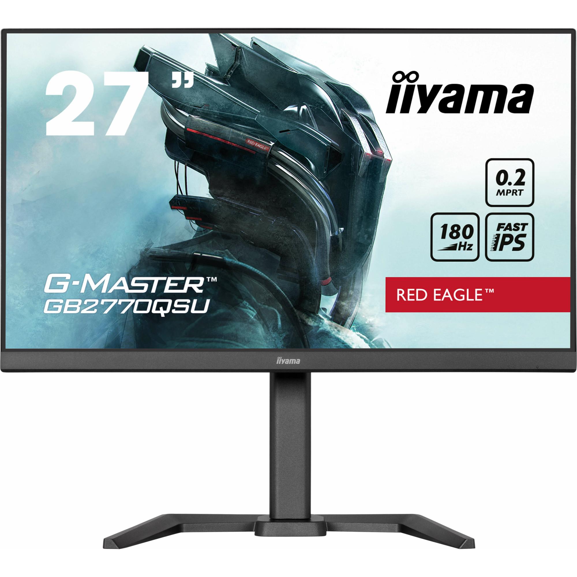 G-MASTER GB2770QSU-B6, Schwarz, 27 Zoll, QHD, IPS, 180 Hz, 0,2 ms