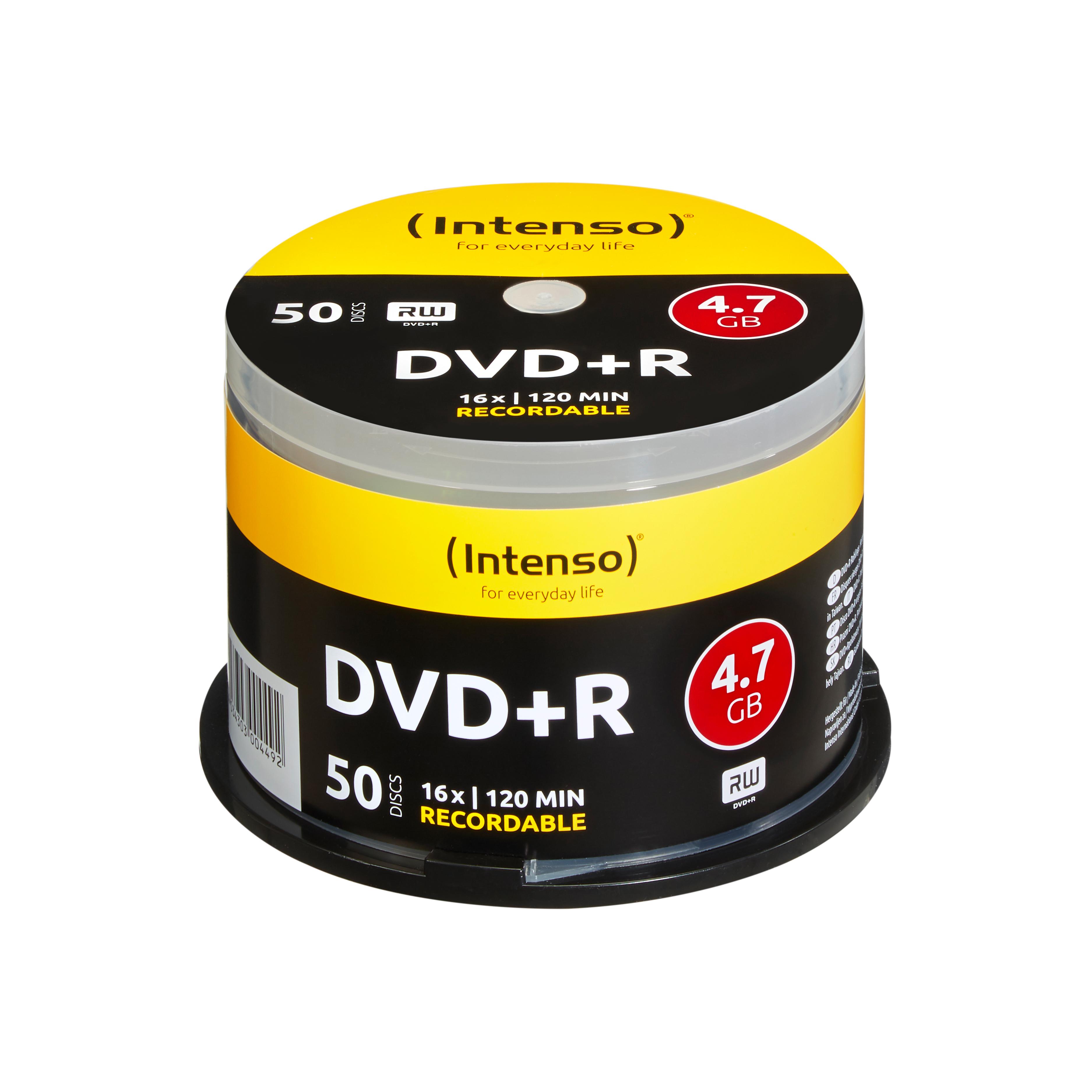 DVD+R 4.7GB, 16x, 50er Spindel DVD-Rohlinge