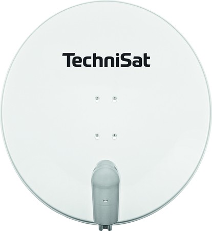 Offset-Spiegel SATMAN 850 Plus, UNYSAT-Universal-Quattro-LNB, polarweiß