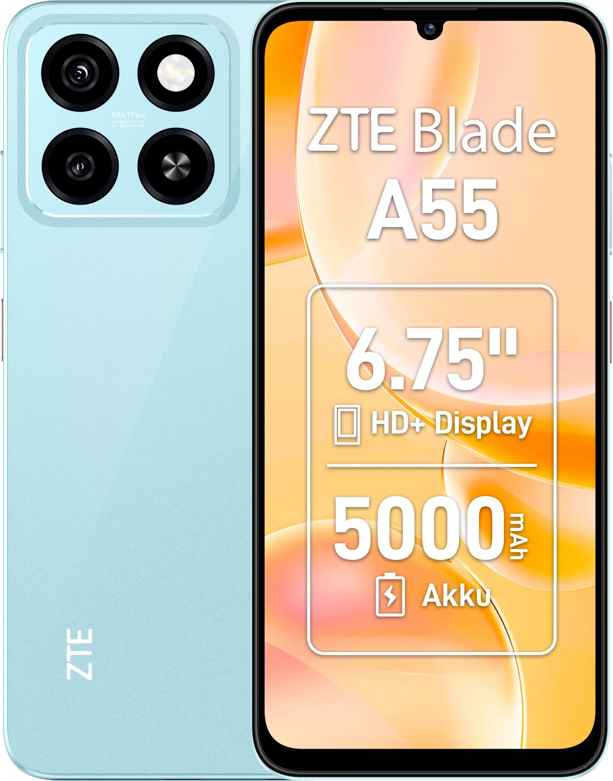 Blade A55 4GB + 64GB Blue Smartphone