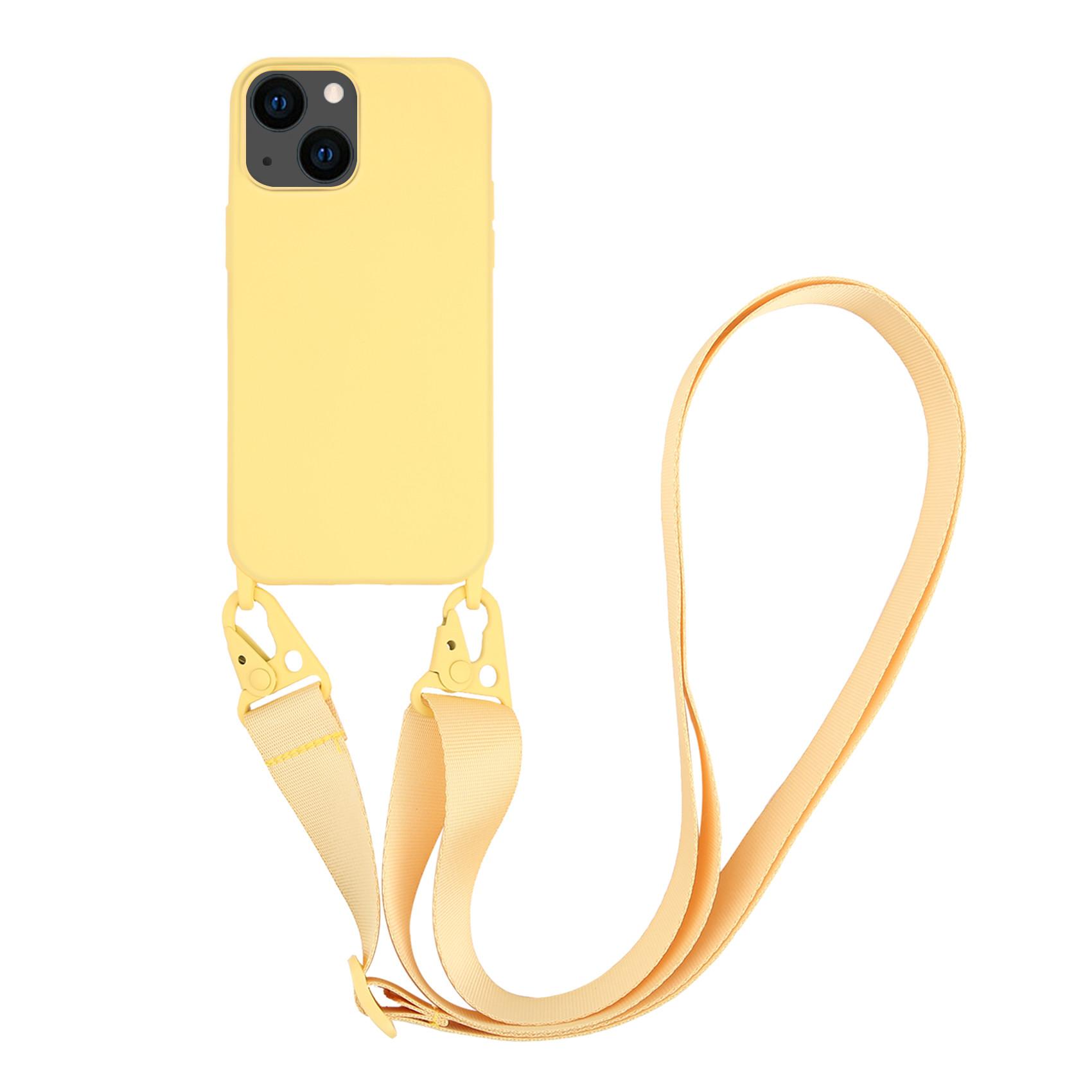 Necklace Cover, Silikon Schutzhülle mit Karabinerhaken und Handykette für iPhone 13 (62930) Handyhülle