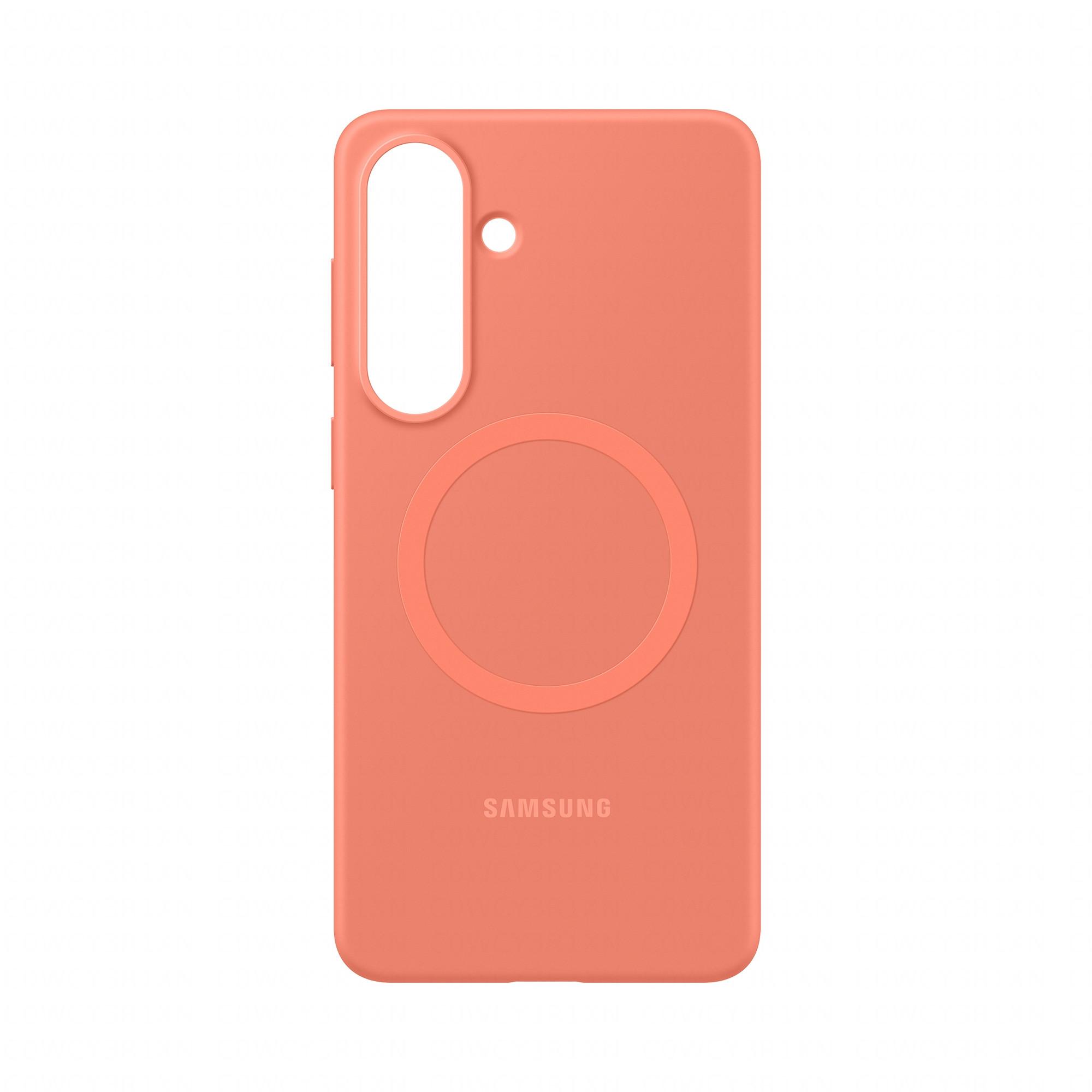 Galaxy S26 Plus Silicone Magnet Case Coral Red Handyhülle