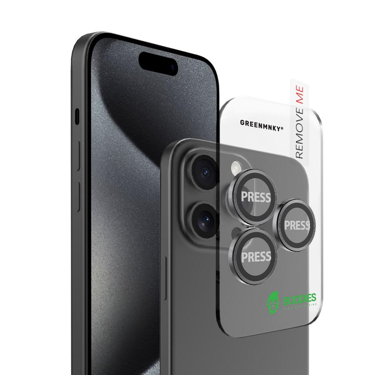 BUDDIES für iPhone 15 Pro/15 Pro Max, Schwarz