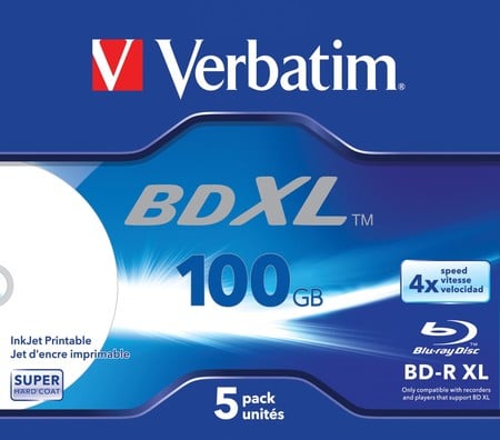 BD-R XL 100GB 4x 5er Pack JC Blu-Ray-Rohlinge