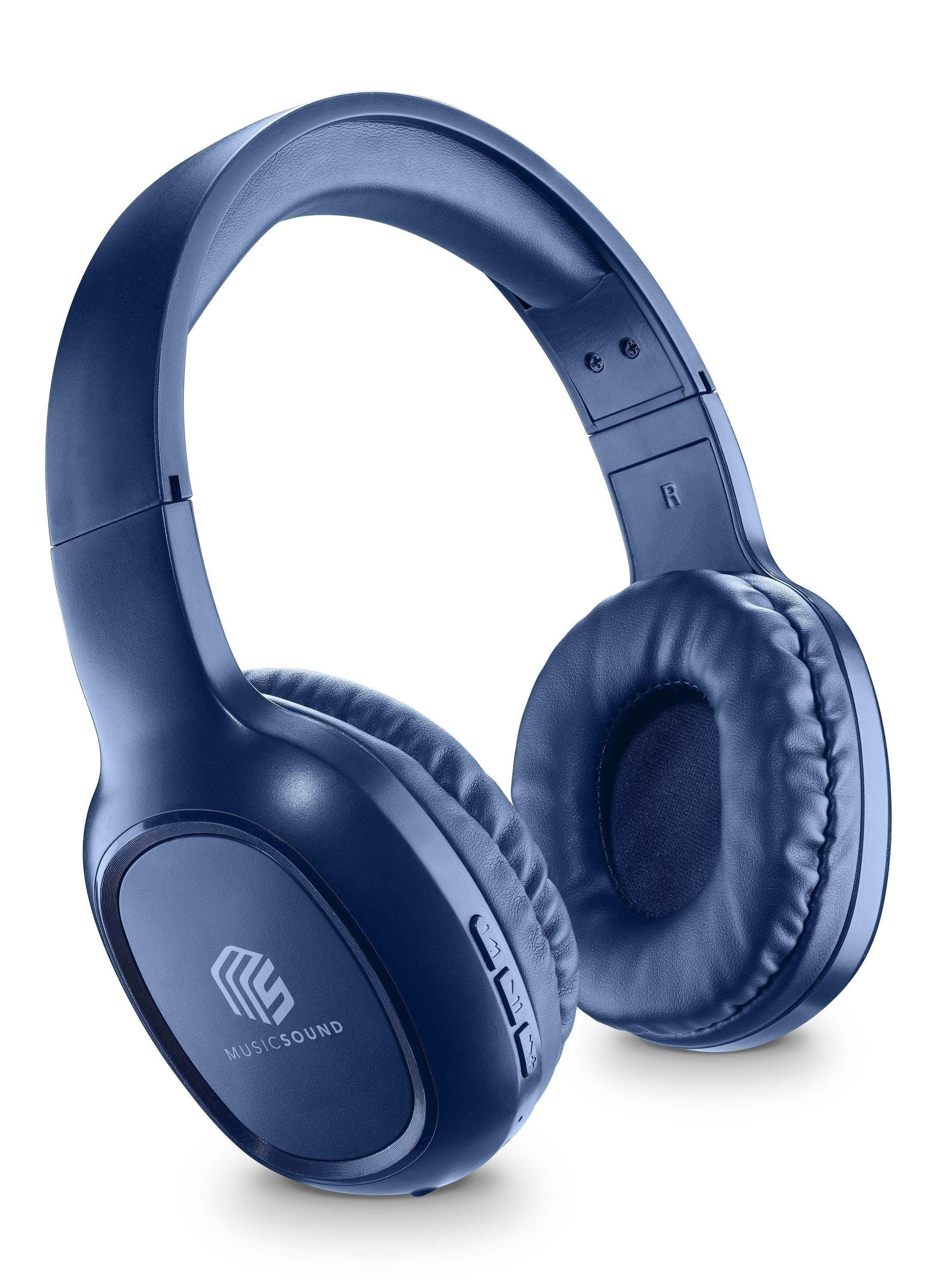 Music & Sound Bluetooth Headphone BASIC Blue (60615) Over-Ear Kopfhörer