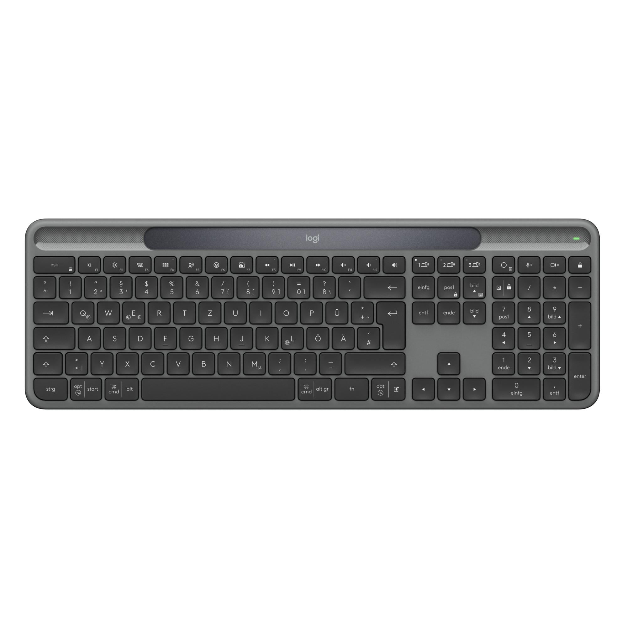 Signature Slim Solar+ wireless keyboard K980, Grafit