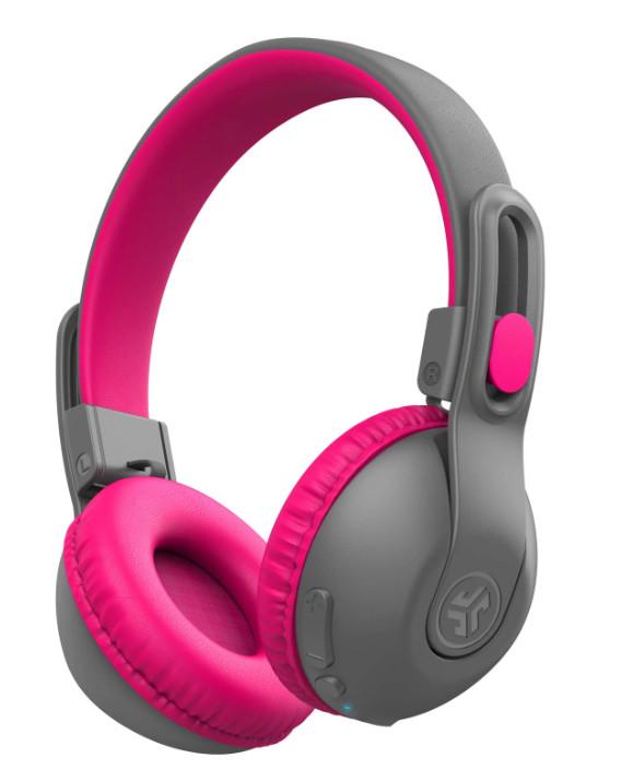 JBuddies Studio 2 grau/ pink Kinderkopfhörer