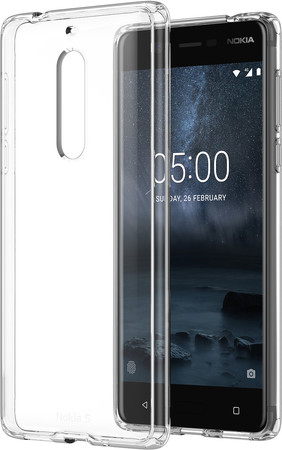 CC-704 Hybrid Crystal Clear Case für Nokia 5