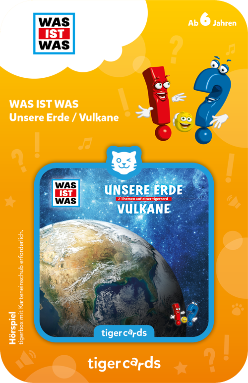 tigercard WAS IST WAS: Unsere Erde / Vulkane
