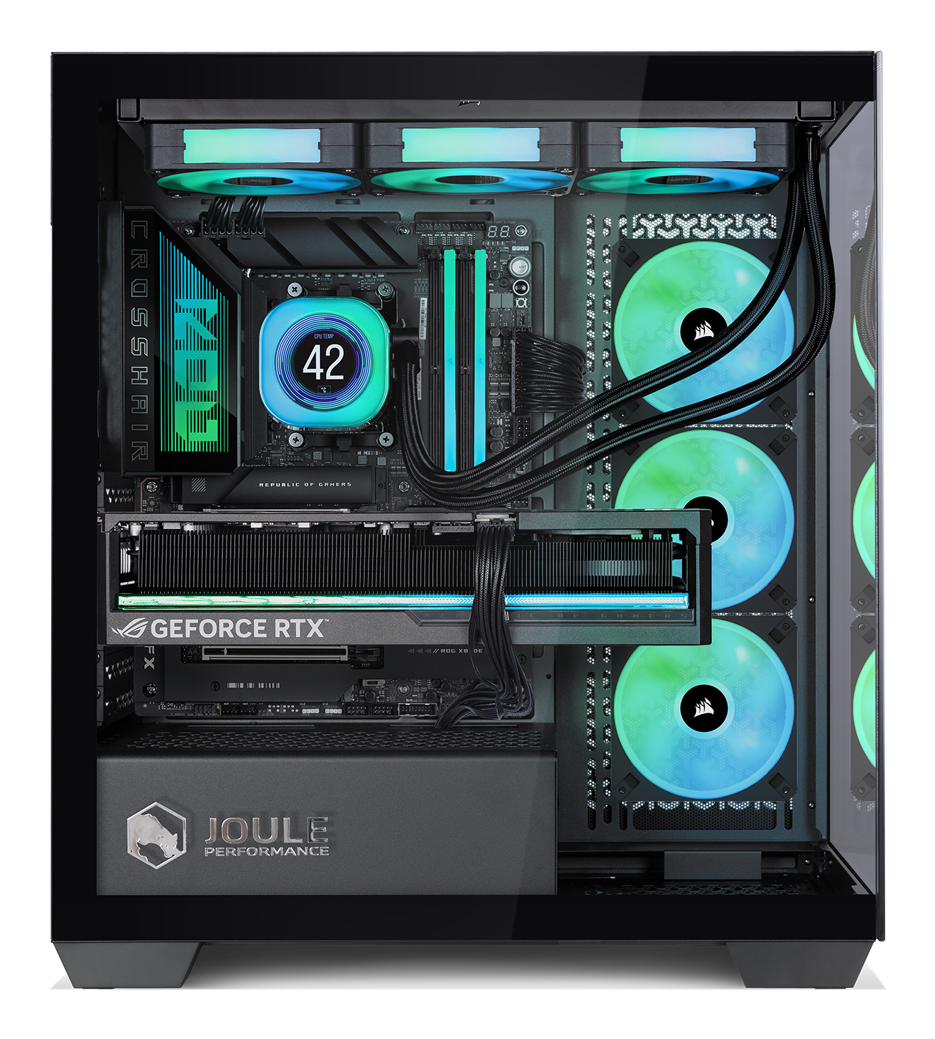 High End Gaming PC, Schwarz, Intel Core Ultra 7 270K Plus, 64 GB, 4 TB, NVIDIA GeForce RTX 5090