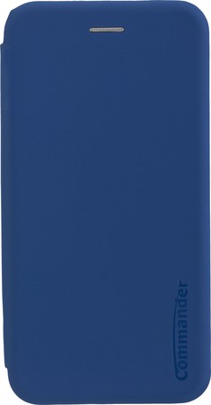 Book Case CURVE für Samsung Galaxy A6+ Soft Touch Maritim Blue