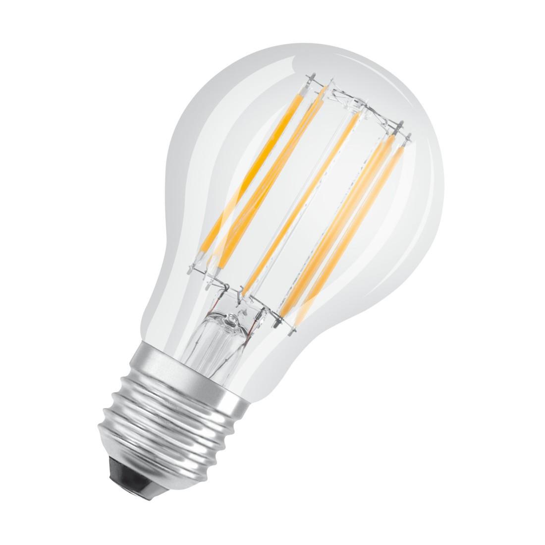 LED-Filament "Retrofit", Glühbirne, 11W ersetzt 100W, E27, Warmweiß, klar (00217751)