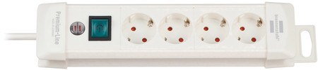 Premium-Line Steckdosenleiste 4-fach weiß 1,8m H05VV-F 3G1,5