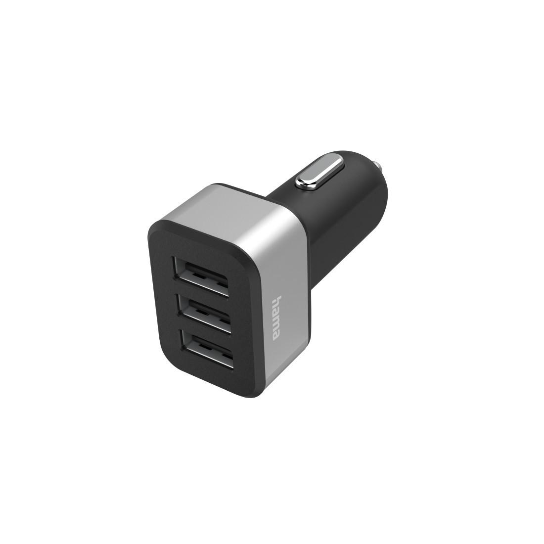 3-fach-USB-Ladegerät f. Zigarettenanzünder, Ladeadapter f. Auto, 12V / 24V (00223352)