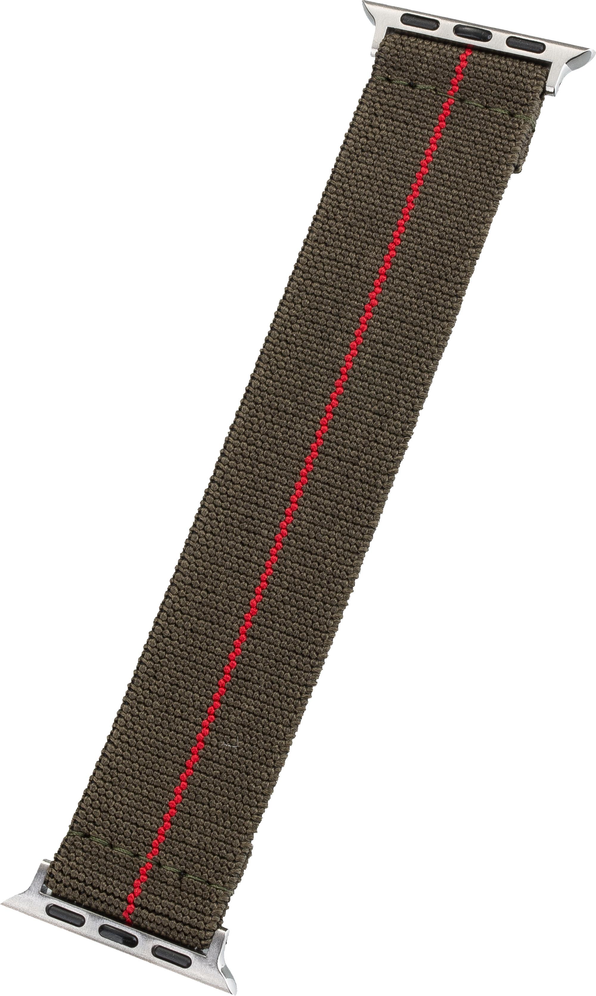 Watch Band für Apple Watch 41/40mm (Series 4 - 10)/ 38mm (Series 1 - 3) Fine Line Black