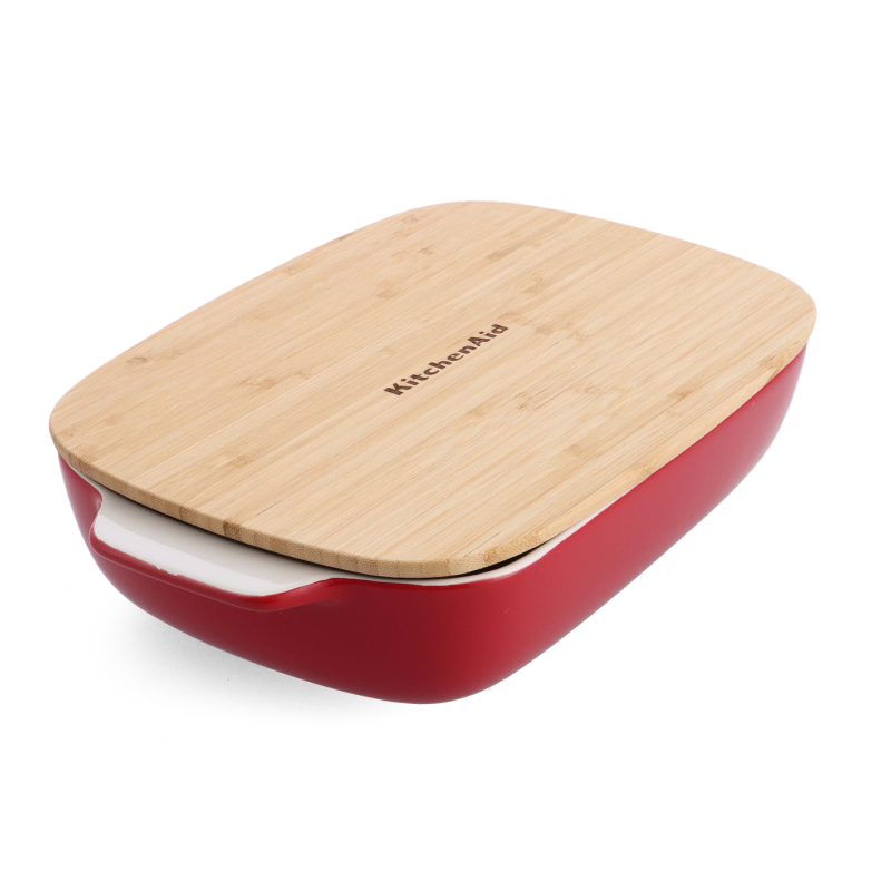 Große Auflaufform mit Deckel 32 cm, 3,8 L, Empire Red