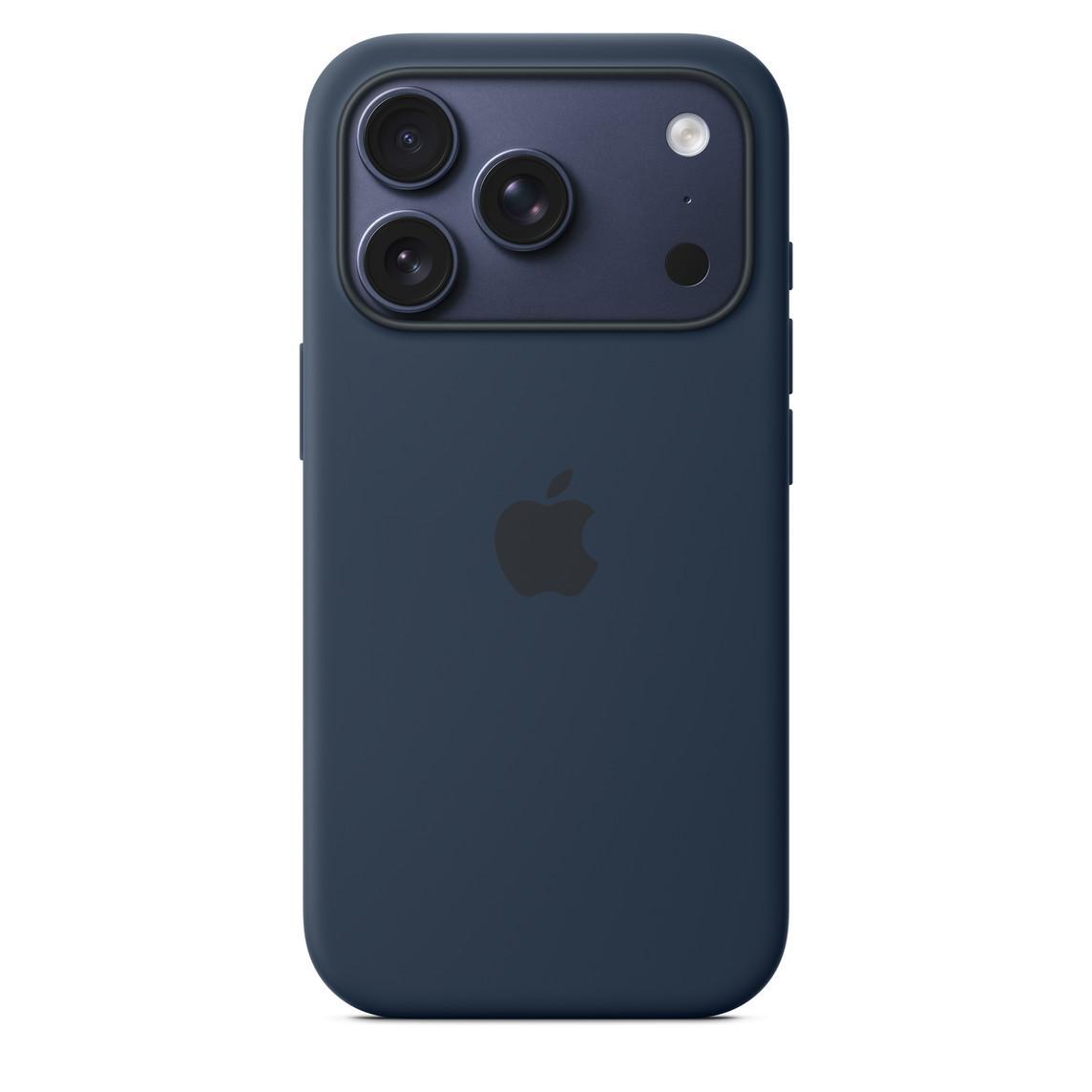 iPhone 17 Pro Silikon Case mit MagSafe - Mitternacht