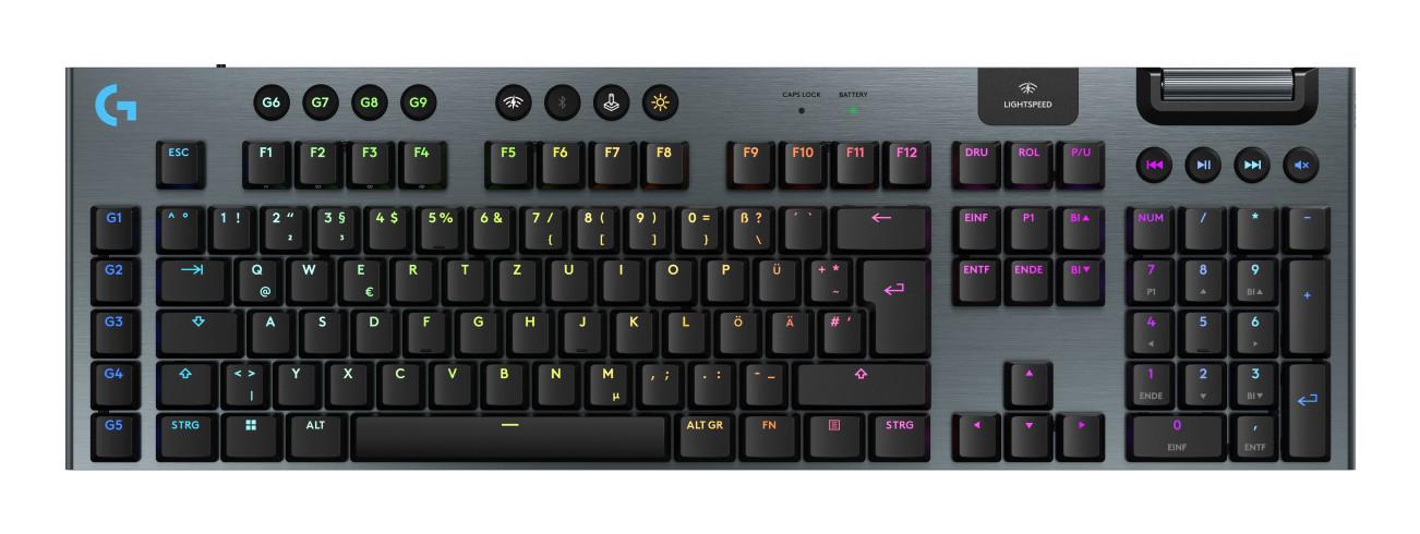 G915 X LIGHTSPEED Lineare kabellose Gaming-Tastatur, Schwarz