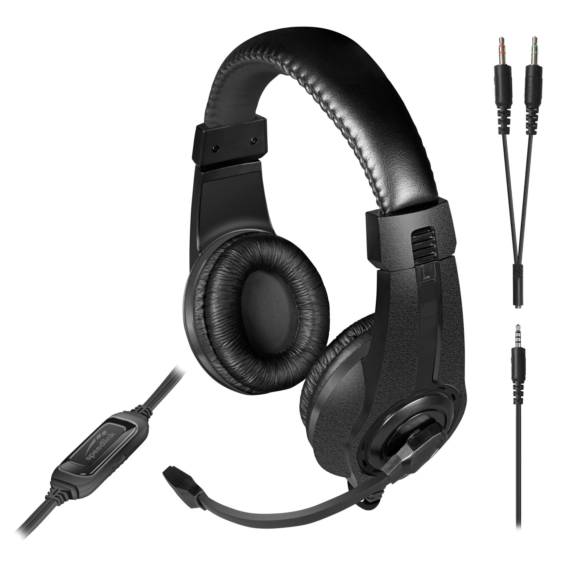 LEGATOS Stereo Gaming Headset schwarz