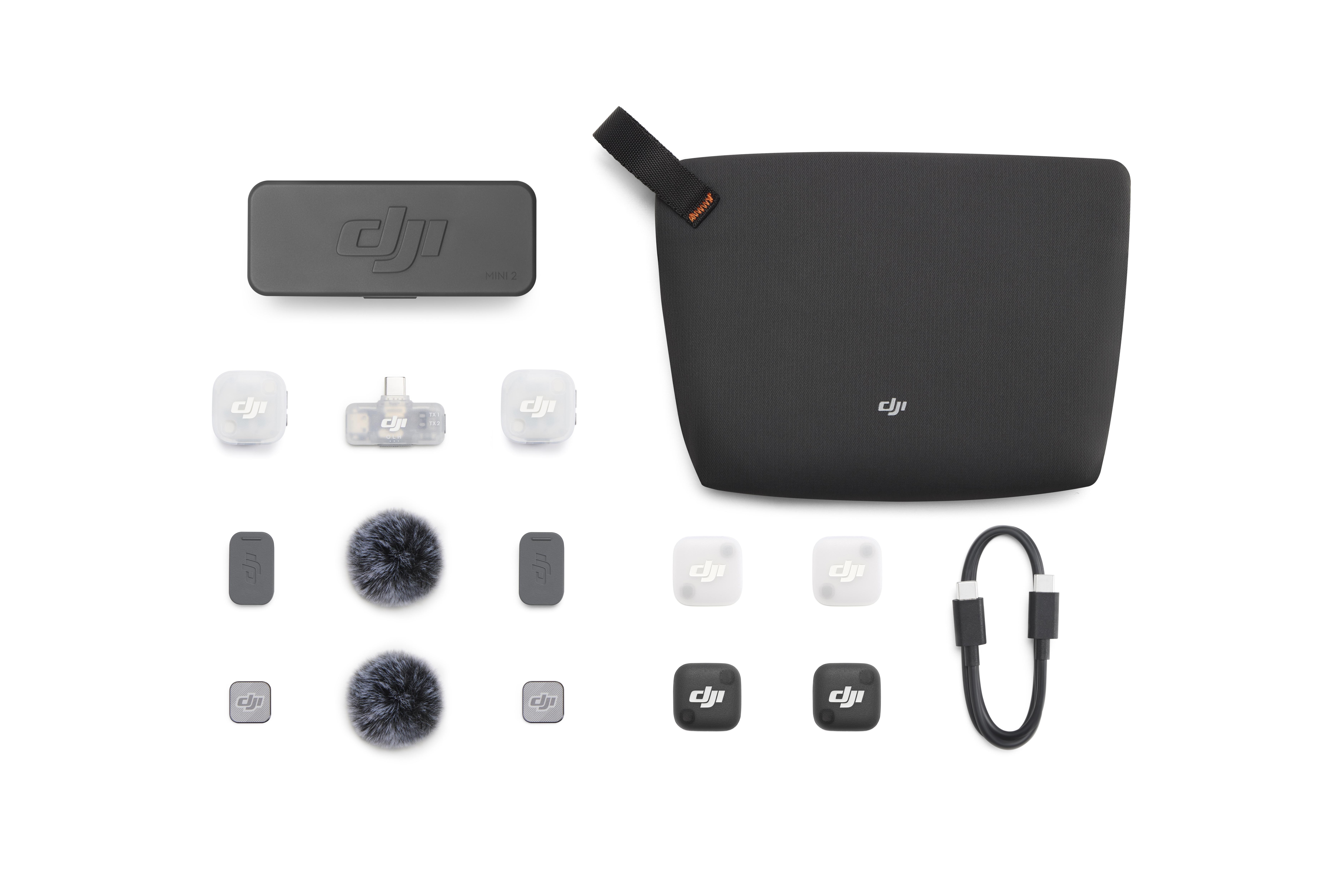 Mic Mini 2 (2 TX + 1 Mobile RX + Charging Case) Lavalier-Mikrofon