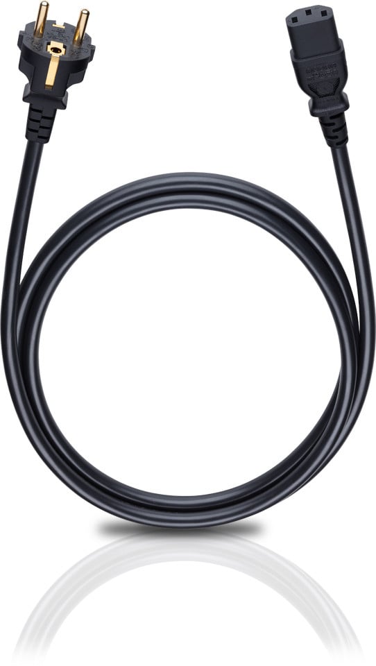 Powercord C 13 black 500 Universal-Netzkabel