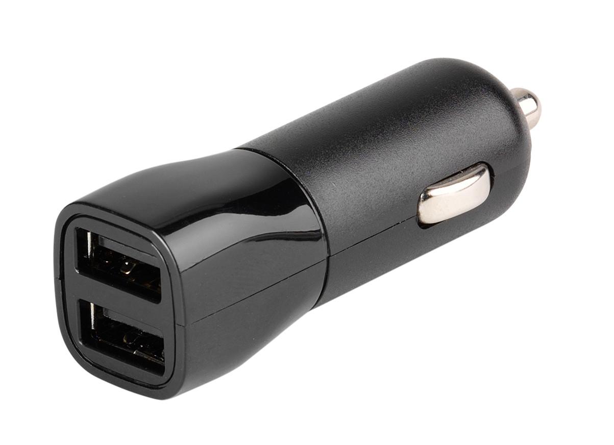 Fast Car Charger, 2 USB Ports, Kfz Schnellladegerät, 17W (62248)