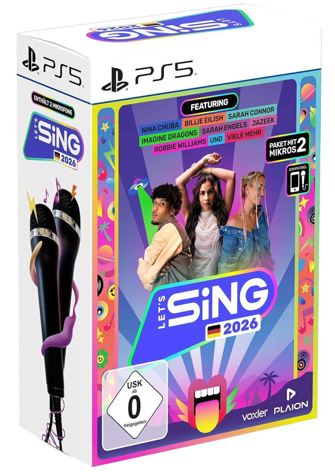 Let's sing 2026 + 2 Micros PS5-Spiel