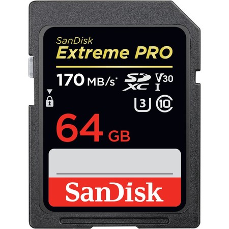 SDXC Extreme Pro 64GB, UHS I, U3, 170MB/s Speicherkarte